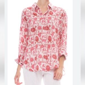 Xirena Beau Floral Shirt Size Small